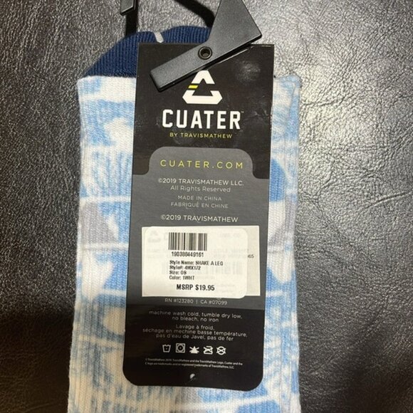 Travis Mathew Cuater Shake A Leg Crew Golf Socks - Picture 4 of 4